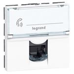 Legrand LCS3 MOSAIC zásuvka 1xRJ45 FTP Cat5E, 2 moduly 076555