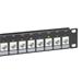 Legrand LINKEO modulárny patchpanel 24port 1U pre UTP i STP keystone, kovová vyväz. lišta 632792