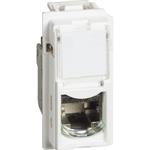 Legrand LIVING NOW DÁTOVÁ ZÁSUVKA RJ45 CAT6A STP BEZ NÁRADIA 1 MODUL BIELA KW4279C6AS