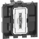 Legrand LIVING NOW SPÍNAČ Č.1, 10A AUTOMATICKÉ SVORKY 2 MODULY K4001M2A