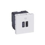 Legrand MOSAIC ZÁSUVKA USB C 45W 2MODULY BIELA 077655L