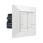 Legrand Valena Life Netatmo drátový 2násobný spínač bílá 752188
