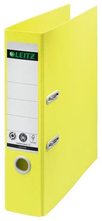 LEITZ Ekologický pákový pořadač 180° RECYCLE, 80 mm, žlutý 10180015