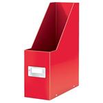 LEITZ Stojan na časopisy Click&Store, červená 60470026