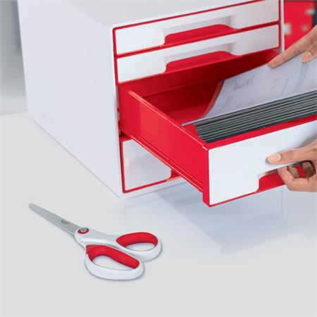 LEITZ Titanové nůžky WOW, 205 mm, červená 53192026