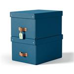 LEITZ úložný box, karton, velikost M, 2 ks námořnická modrá 61490068
