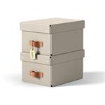 LEITZ úložný box, karton, velikost S, 2 ks béžový 61470012
