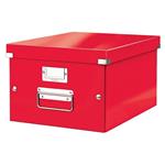 LEITZ Univerzální krabice Click&Store, velikost M (A4), červená 60440026