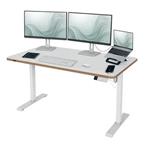 Leitz Výškově nastavitelný elektrický ergonomický stůl Ergo bílý 140x80 cm (deska 67740001, base 67720001) 67730001