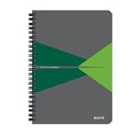 Leitz zápisník Office A5 čtverečkovaný, drátěná vazba, PP desky 44981055