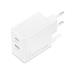 Lenovo Dual USB-C 65W GaN Charger, white 40AW065WEU