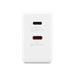 Lenovo Dual USB-C 65W GaN Charger, white 40AW065WEU
