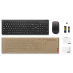 Lenovo Essential Wireless Combo Keyboard & Mouse Gen2 US/EUR International - klavesnica, mys 4X31N50746