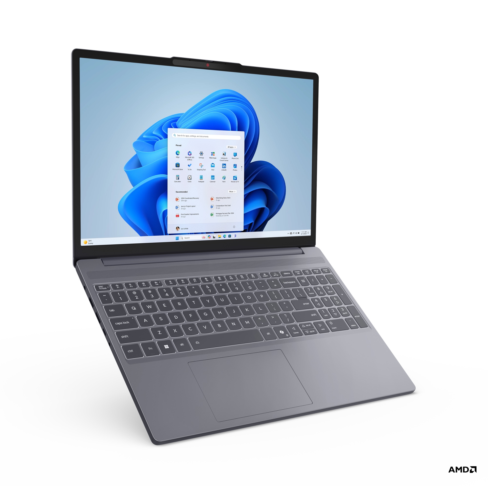 Lenovo IdeaPad Slim 3/15ARP10/R5-7535HS/15,1"/2560x1600/16GB/512GB/AMD int/W11H/Gray/2R 83K7009JCK