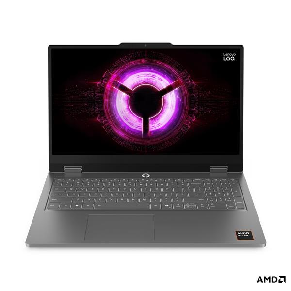 Lenovo IP LOQ Essential 15ARP11, Ryzen 7 170, 15.6˝ 1920 x 1080 FHD, RTX 5060/8GB, 16GB, SSD 1TB, FDOS, šedý, 83VA001FCK