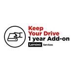 Lenovo Keep Your Drive Add On - Prodloužená dohoda o službách - 1 rok - pro ThinkPad A285; A485; L3 5PS0K18192