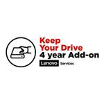 Lenovo Keep Your Drive Add On - Prodloužená dohoda o službách - 4 let - pro ThinkCentre Edge 93z; T 5PS0V08571