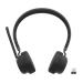 Lenovo - Náhlavní souprava - náhlavní - Bluetooth - bezdrátový - USB-A přes adaptér Bluetooth - čer 4XD1M80020