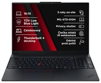 LENOVO NTB ThinkPad E16 G3 - Ultra5 225U,16" WUXGA,16GB,512SSD,IRcam,W11P,5let On-Site,5let KYD 21SSS75M00