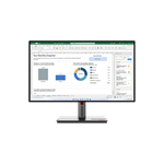 Lenovo P27h-30 27" 2560x1440 QHD 1000:1 250N 4ms HDMI+DP+USB+USB-B+USB-C+RJ45 dock+dobijanie NTB lift 3y 63A1GAR1EU
