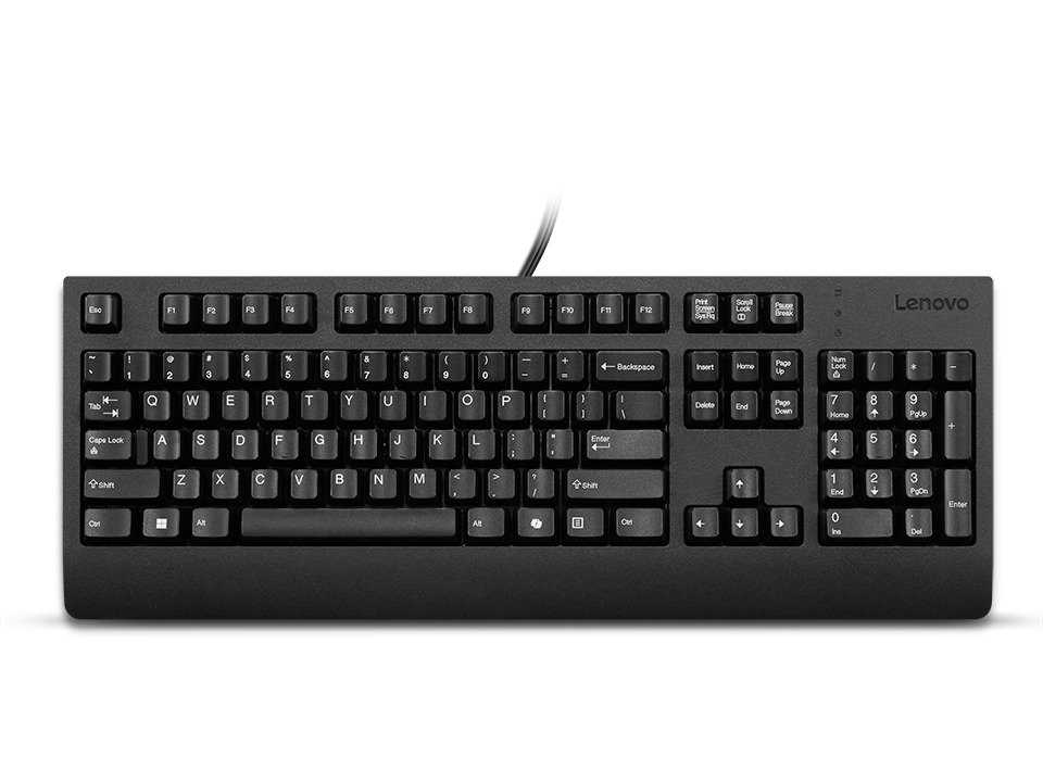 Lenovo Preferred Pro II USB Keyboard AI US/Drátové USB-A/US/Černá 4Y41R64588