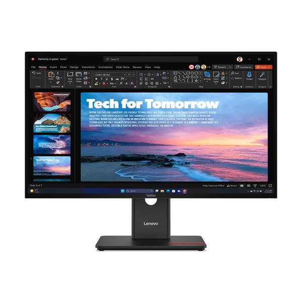 Lenovo T27QD-40 27" 2560x1440 QHD 1500:1 350N 4ms HDMI+DP+USB+USB-C+RJ45 dock+dobijanie NTB lift 3y 64AAGAT2EU