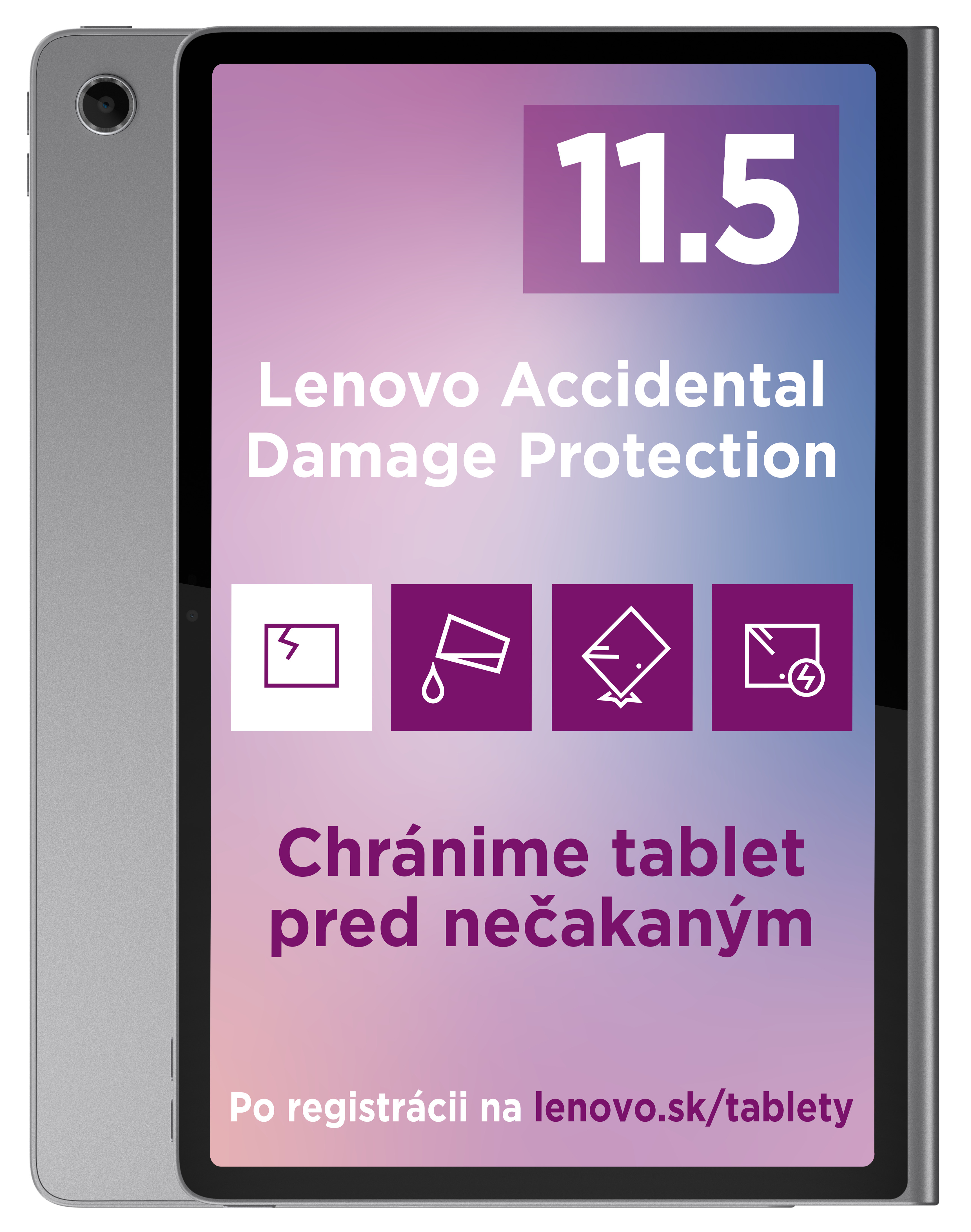 Lenovo Tab Plus/ZADX0073CZ/11,5"/2000x1200/8GB/256GB/An15/Luna Grey ZADX0073CZ