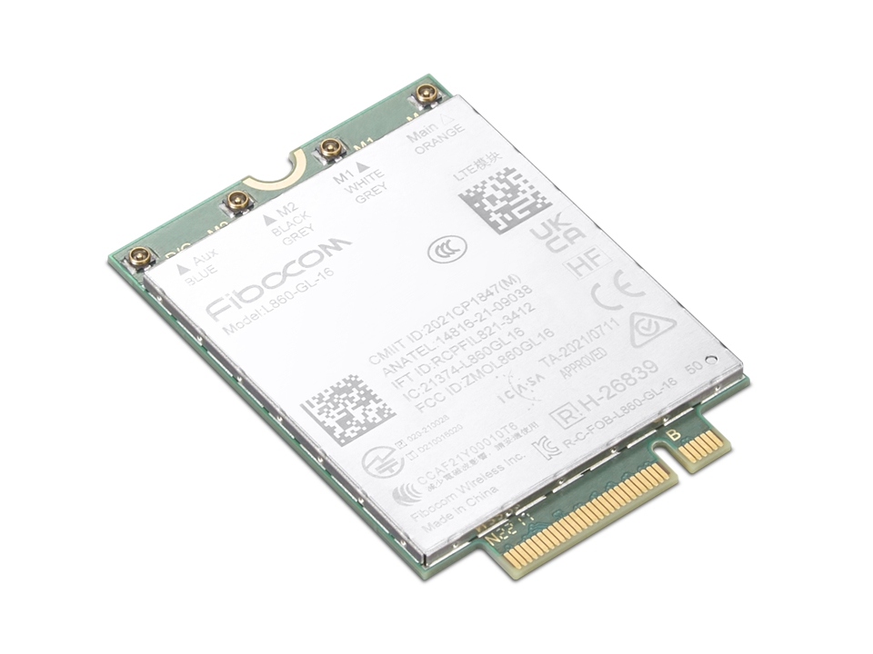 Lenovo ThinkPad Fibocom L860 CAT16 4G LTE WWAN 4XC1K20992