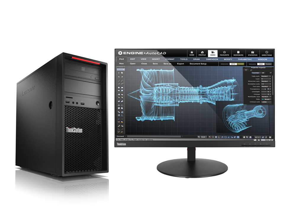 Lenovo ThinkStation P520C Xeon W-2145 3.70GHz 64GB RAM 512GB SSD Quadro K620 Win11