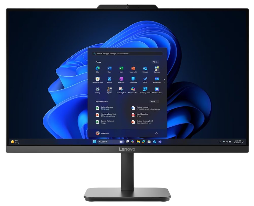Lenovo V105 24/ AIO/ Ryzen 3 30/ 8GB DDR5/ 256GB SSD/ AMD Radeon/ 23,8"FHD,matný/ W11P/ kbd+myš 13Q00003CK