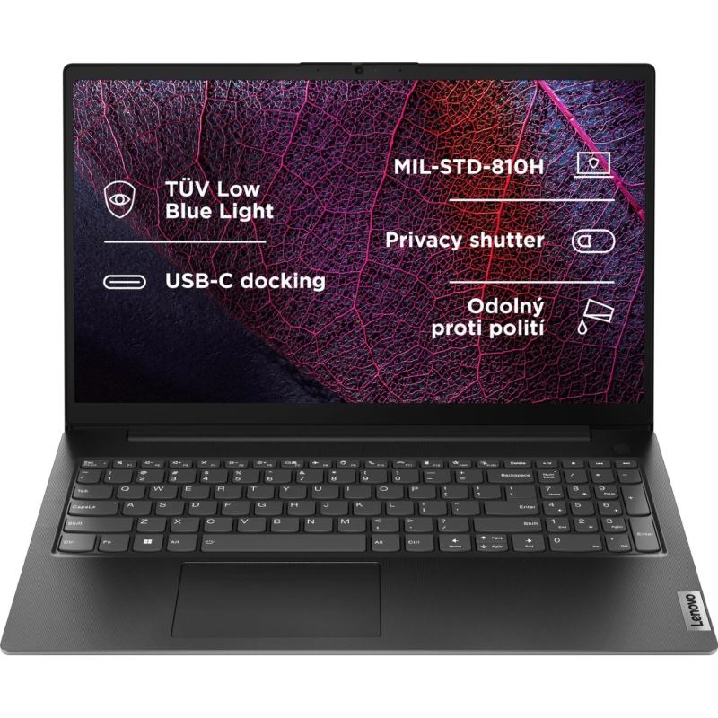 Lenovo V15 G4 AMN/ Ryzen 5 7520U/ 16GB DDR5/ 512GB SSD/ Radeon Graphics/ 15.6"FHD,matný/ W11H/ černý 82YU00VQCK