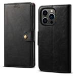 Lenuo Leather flipové pouzdro pro iPhone 14 Pro Max, černá 348351