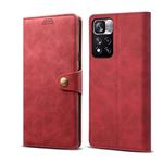 Lenuo Leather Xiaomi Redmi Note 11 Pro+ 5G, červená 348180