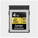 Lexar CFexpress 4.0 Pro Gold R3600/W3300 4TB LCXEXPR004T-RNENG