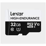 Lexar microSDHC High-Endurance UHS-I/U1/10 R100/W30 (V10) 32GB LMSHGED032G-BCNNG
