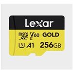 Lexar microSDXC GOLD UHS-II/C10/A1/U3 R280/W100 (60) 256GB LMSGOLD256G-BNNNG