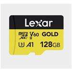 Lexar microSDXC GOLD UHS-II/C10/A1/U3 R280/W100 (V60) 128GB LMSGOLD128G-BNNNG