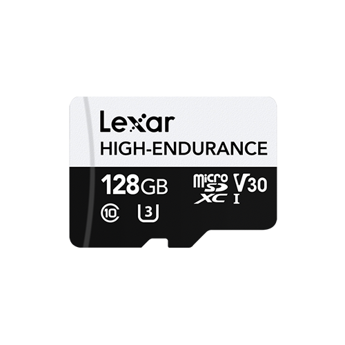 Lexar microSDXC High-Endurance UHS-I/U3/10 R100/W45 (V30) 128GB LMSHGED128G-BCNNG