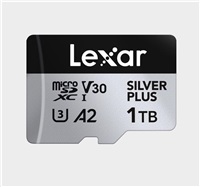 Lexar microSDXC Professional SILVER Plus UHS-I/U3/A2/4K R205/W150 (V30) 1TB LMSSIPL001T-BNANG