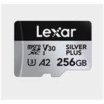 Lexar microSDXC Professional SILVER Plus UHS-I/U3/A2/4K R205/W150 (V30) 256GB LMSSIPL256G-BNANG
