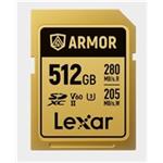 Lexar SDXC ARMOR Gold UHS-II U3, Stainless Steel, IP68 R280/W210 (V60) 512GB LSDAMGL512G-RNNNG