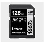 Lexar SDXC Pro 1667X UHS-II U3 R250/W120 (V60) 128G LSD128CB1667