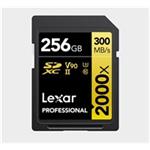 Lexar SDXC Pro 2000X UHS-II U3 R300/W260 (V90) 256GB LSD2000256G-BNNNG