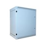 LEXI 19" nástěnný rozvaděč 15U, plné dveře, uzamykatelný - 2 zámky, antivandal, hloubka 400mm, nosnost 60kg LN15U-60/40P