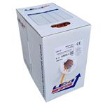 LEXI kábel UTP, Cat5E, drôt, LSOH, B2ca (s1a,d0,a1), box 305m - oranžová KLEXI65504AH-B2ca
