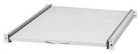 LEXI-Net 19" posuvná police s perforací 1U/550mm, šedá LXR19-1U-550G