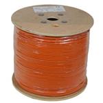 LEXI-Net kabel Cat 6A S/FTP LSOH licna (Dca) 27 AWG 500m cívka, oranžový plášť KLEXI66A904H