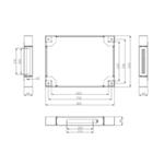 LEXI-Net podstavec s filtrem pro stojanový rozvaděč 600x800, šedý LS-PF68