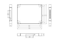 LEXI-Net podstavec s filtrem pro stojanový rozvaděč 800x1000, šedý LS-PF81