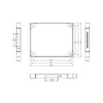 LEXI-Net podstavec s filtrem pro stojanový rozvaděč 800x1000, šedý LS-PF81